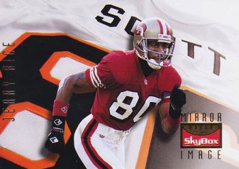 Jerry Rice / Darnay Scott San Francisco 49ers / Cincinnati Bengals 1995 SkyBox Premium NFL #151